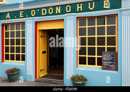 Pub O'Donohue à Fanore dans le Burren, comté de Clare, Irlande Banque D'Images