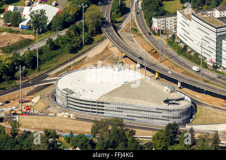 Vue aérienne, Vodafone, Duesseldorf-Heerdt Campus, Düsseldorf, Rhénanie-du-Nord - Westphalie, Allemagne, Europe, vue aérienne, Banque D'Images