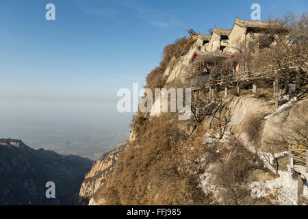 L'Amérique du sommet du mont Huashan, Chine Banque D'Images