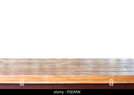 Table ancienne en bois vide, stock photo Banque D'Images