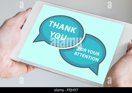 Je Vous Remercie De Votre Attention Photo Stock Alamy