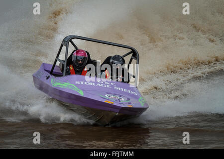 Round 6 de l'analyse prospective  > AQUAEXCEL V8 championnat Superboat à Round Mountain Raceway, Kingscliff, EN IN Banque D'Images