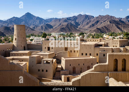 Fort de Bahla, Ad Dakhiliyah, Région de l'Oman Banque D'Images