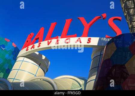 Le Bally's Hotel & Casino, Las Vegas, Nevada, USA Banque D'Images