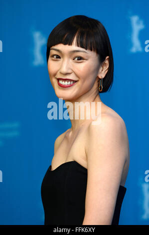 Berlin, Allemagne. 14Th Feb 2016. Sayuri Oyamada pendant les 'pendant que les femmes dorment" photocall au 66e Festival International du Film de Berlin/Berlinale 2016 le 14 février 2016 à Berlin, Allemagne. © dpa/Alamy Live News Banque D'Images