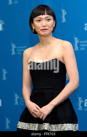 Berlin, Allemagne. 14Th Feb 2016. Sayuri Oyamada pendant les 'pendant que les femmes dorment" photocall au 66e Festival International du Film de Berlin/Berlinale 2016 le 14 février 2016 à Berlin, Allemagne. © dpa/Alamy Live News Banque D'Images