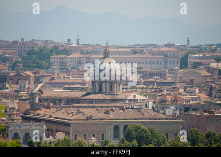 Vue de Rome à partir de Gianicolo Banque D'Images