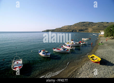 Grèce, Crète, plage de Kato Zakros Banque D'Images