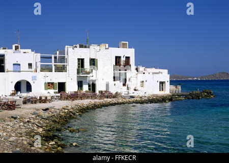 Naoussa, Paros, Îles Cyclades, Grèce Banque D'Images