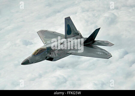 Lockheed Martin F-22 Raptor, l'avion de combat furtif de l'US Air Force. Photo par USAF Banque D'Images