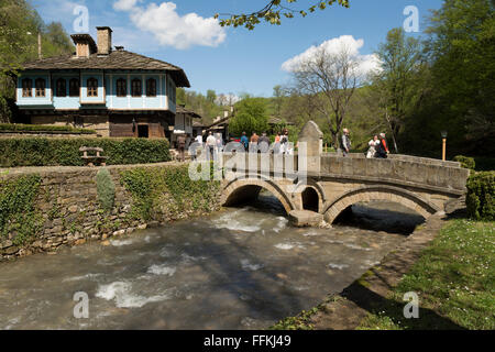 Etar, un musée vivant et une attraction touristique en Bulgarie. Banque D'Images