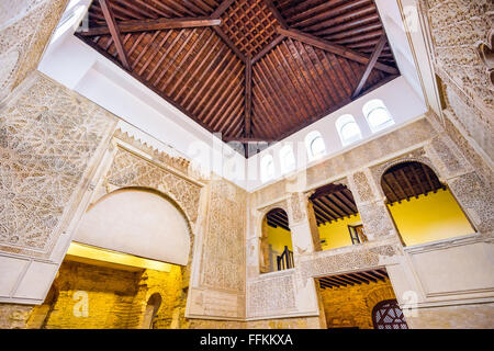 La Cordoba Synagogue intérieur à Cordoue, Espagne. Banque D'Images