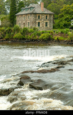 Stone Store et Puketotara Stream, Kerikeri, Bay of Islands, Nouvelle-Zélande Banque D'Images