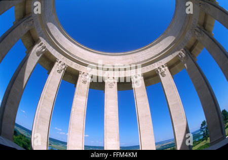 France, Meuse (55), colline de Montsec, mémorial de la première Guerre mondiale aux soldats américains tombés Banque D'Images