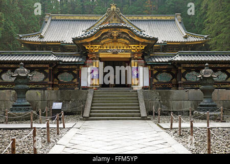 Temple principal de l'immeuble complexe Toshogu à Nikko Banque D'Images