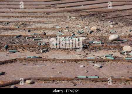 Balles rusty vert Banque D'Images