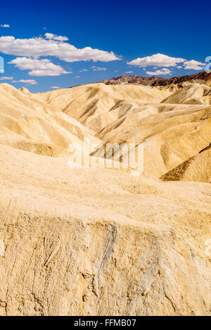 La vue de Zabriskie Point dans la Death Valley National Park, California Banque D'Images