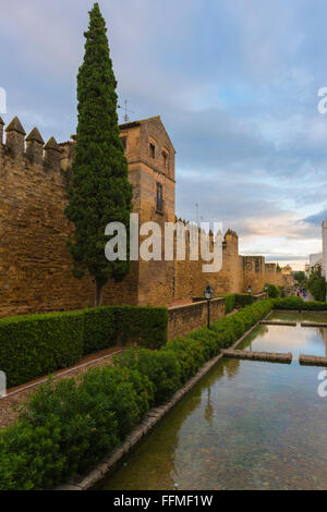 Les murs de la ville de Cordoba. Cordoue, Andalousie, espagne. Banque D'Images