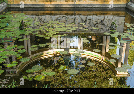 Jardin Fontana Rosa, Menton, PACA, France Banque D'Images