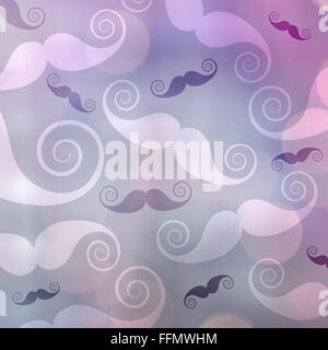 Image composite du logo moustache Banque D'Images