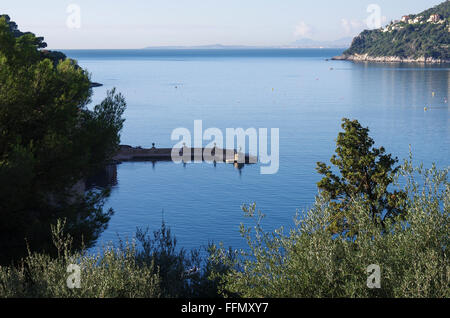 Saint Jean Cap Ferrat, Provence alpes côté d'azur, France, Europe, bord de mer Banque D'Images