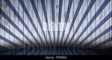 Image composite de cool motif linéaire en bleu Banque D'Images