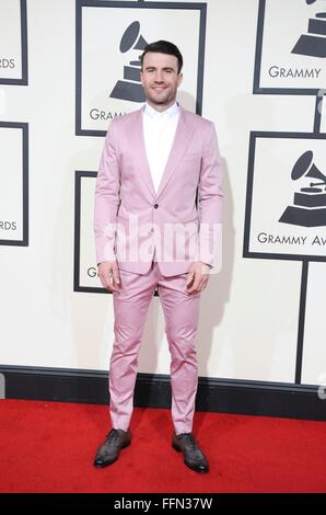 Sam Hunt au hall des arrivées pour 58e cérémonie annuelle de remise des Prix Grammy 2016 - 1 Grammys, Staples Center, Los Angeles, CA, 15 février 2016. Photo par : Charlie Williams/Everett Collection Banque D'Images