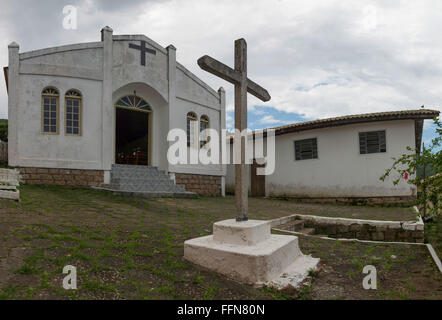 Dans l'église de la lagune de Conceicao à Florianopolis, Santa Catarina, Brésil. Cette ville est l'une des principales destinations des touristes en Banque D'Images