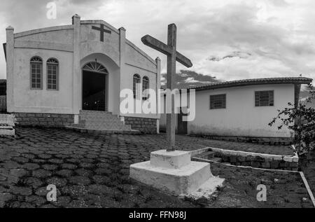 Dans l'église de la lagune de Conceicao à Florianopolis, Santa Catarina, Brésil. Cette ville est l'une des principales destinations des touristes en Banque D'Images