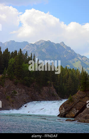 Chutes Bow, National Park, Alberta, Canada, Banque D'Images