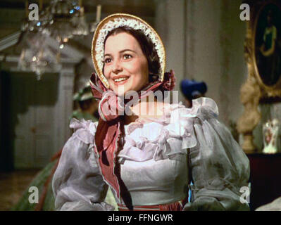 Autant en emporte le vent 1939 MGM film avec Olivia de Havilland comme Melanie Hamilton Banque D'Images