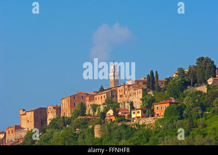 Montepulciano, Province de Sienne, Toscane, Italie Banque D'Images