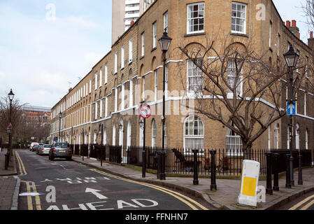 Junction Road, Woodford Sekforde Street, Clerkenwell maisons Banque D'Images