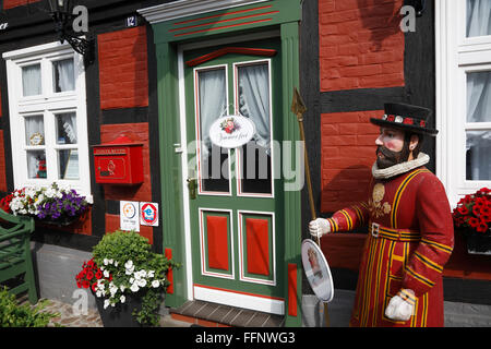 Pension Villa Romantica, Bett et vélo, Hitzacker Elbe, Basse-Saxe, Allemagne, Europe Banque D'Images