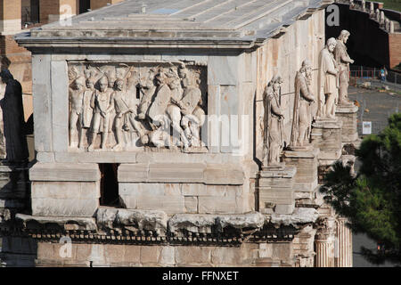 L'Arc de Constantin à Rome, Italie, Arco di Constantino, Roma Banque D'Images