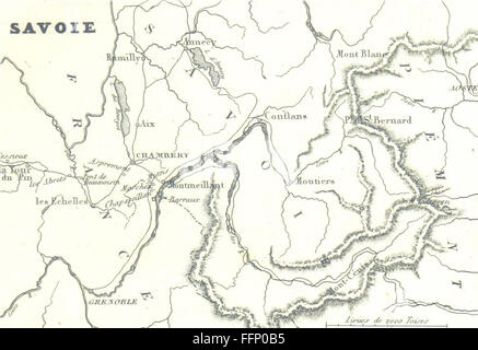 « France militaire » offre une histoire détaillée de l'armée française de 1792 à 1833, couvrant à la fois l'armée et la marine. L'ouvrage est écrit par un groupe collectif d'historiens et fournit un compte rendu complet de l'histoire militaire française pendant les époques révolutionnaire et napoléonienne. Banque D'Images