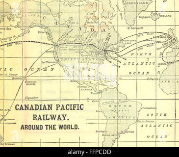 3 de Canadian Pacific Railway's Royal Mail Steamship Line. Le Japon et la Chine ... Manuel de l'information" Banque D'Images