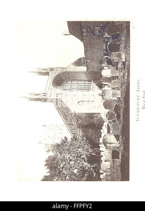 30 de 'Abbaye de Tewkesbury et ses associations. [Avec des plaques et un plan.]' Banque D'Images