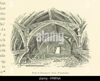 Ce guide détaille le chemin des pèlerins, une route historique en Angleterre de Winchester à Canterbury. Le livre comprend 46 illustrations de A. Quinton et des cartes, offrant un aperçu du voyage effectué par les pèlerins médiévaux. Banque D'Images