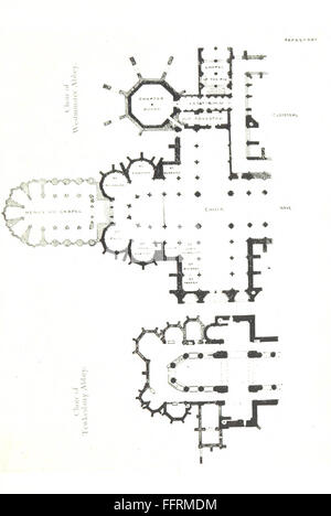 53 de 'Abbaye de Tewkesbury et ses associations. [Avec des plaques et un plan.]' Banque D'Images