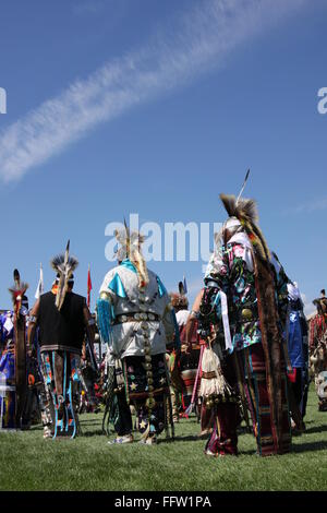 Shakopee Mdewakanton Communauté Sioux Wacipi Pow Wow, Native American Dance Festival - 20/08/2011 - United States / Minnesota Banque D'Images