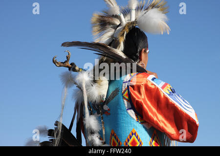 Shakopee Mdewakanton Communauté Sioux Wacipi Pow Wow, Native American Dance Festival - 22/08/2011 - United States / Minnesota Banque D'Images