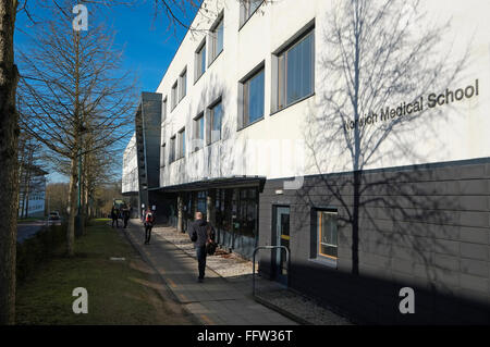 L'école de médecine de l'UEA, Norwich, Norfolk, Angleterre Banque D'Images