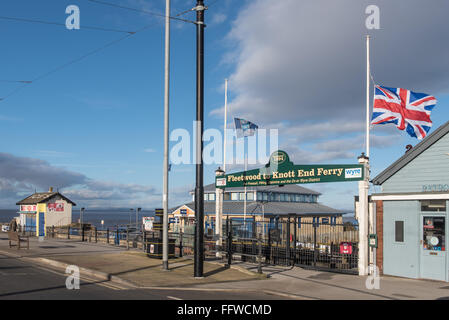 Fleetwood à Knott Fin Ferry Terminal à Fleetwood Banque D'Images