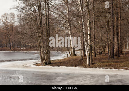 Le paysage dans Winter Park Banque D'Images