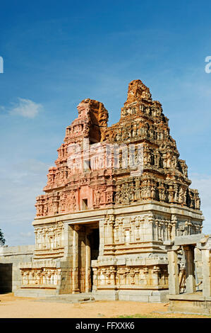 Shri Vijaya Vitthala temple , 15e siècle , Hampi Vijayanagar, Dist Bellary , Karnataka , Patrimoine Mondial de l'Inde Banque D'Images