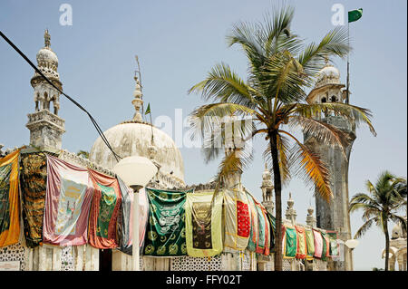 Haji Ali dargah , Worli , Bombay Mumbai , Maharashtra , Patrimoine de l'Inde Banque D'Images