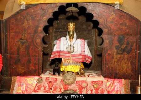 Temple Hindouiste Vaishnavite ; Kamalabari ; Majuli Island ; l'Assam en Inde ; Banque D'Images