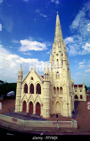 Basilique de saint thomas ou san thome Chennai Madras ; ; ; ; Tamil Nadu Inde Banque D'Images