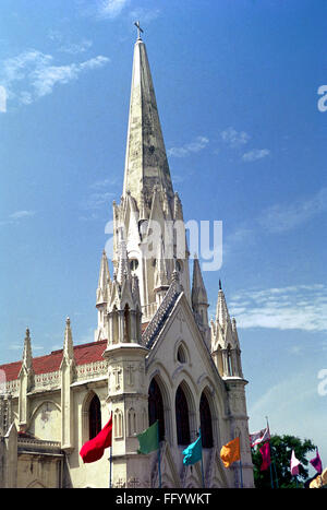 Basilique de Saint Thomas ou San thome Madras Chennai Tamil Nadu Inde Banque D'Images